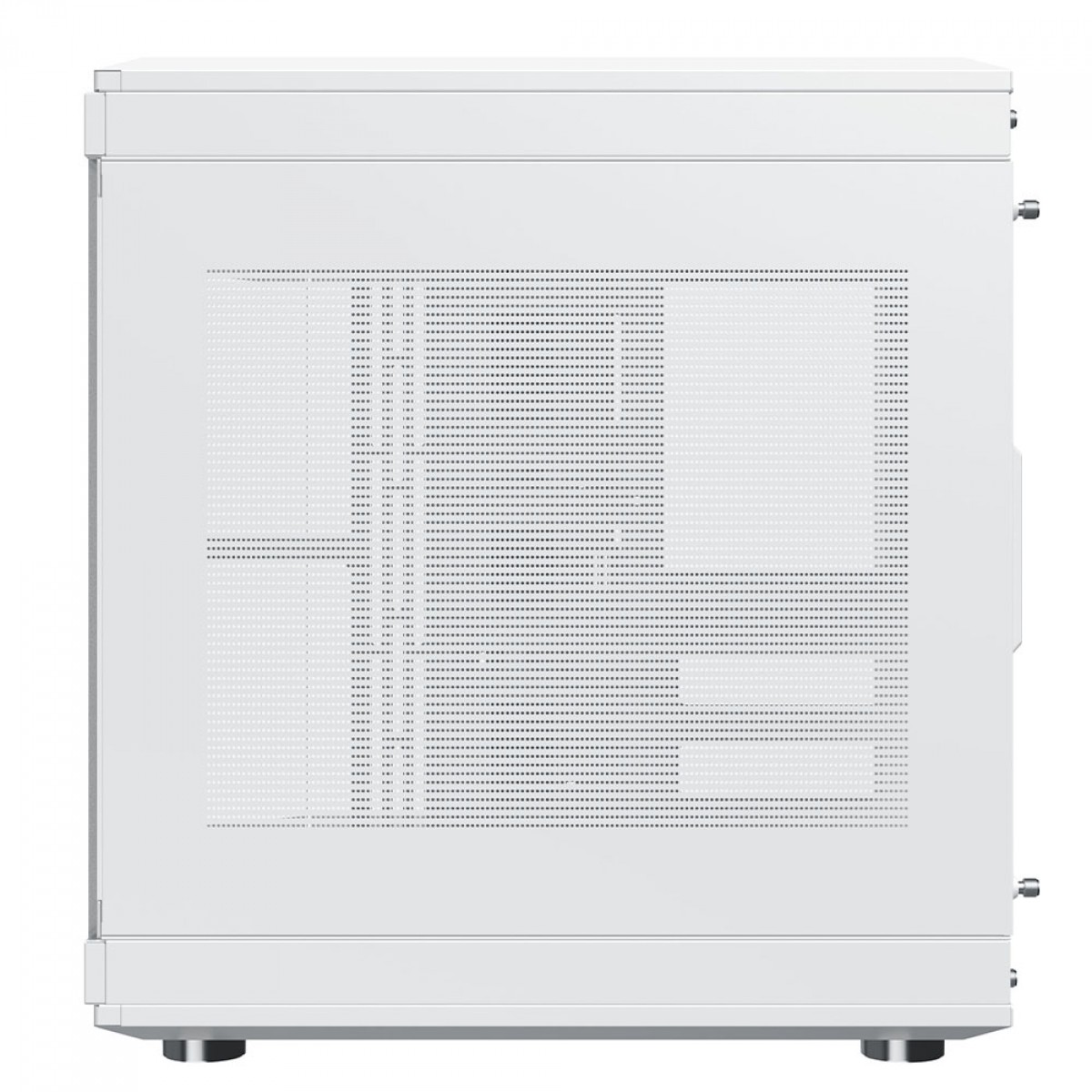 Gabinete Gamer SuperFrame Power Cube, Mid Tower, Vidro Temperado, EATX, White, Sem Fonte, Com 6 Fans 