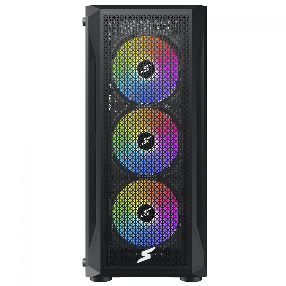 Gabinete Gamer SuperFrame Super X, ARGB, Mid Tower, Vidro Temperado, ATX, Sem Fonte, Com 4 Fans