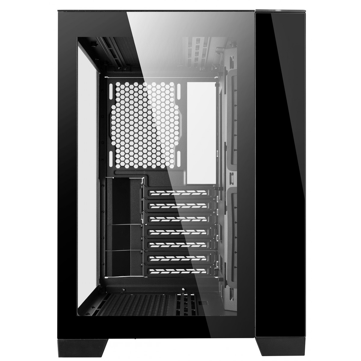 Gabinete Lian Li Dynamic Mini, Mini Tower, Vidro Temperado, Black, mATX, Sem Fonte, Sem Fans, O11D MINI-X