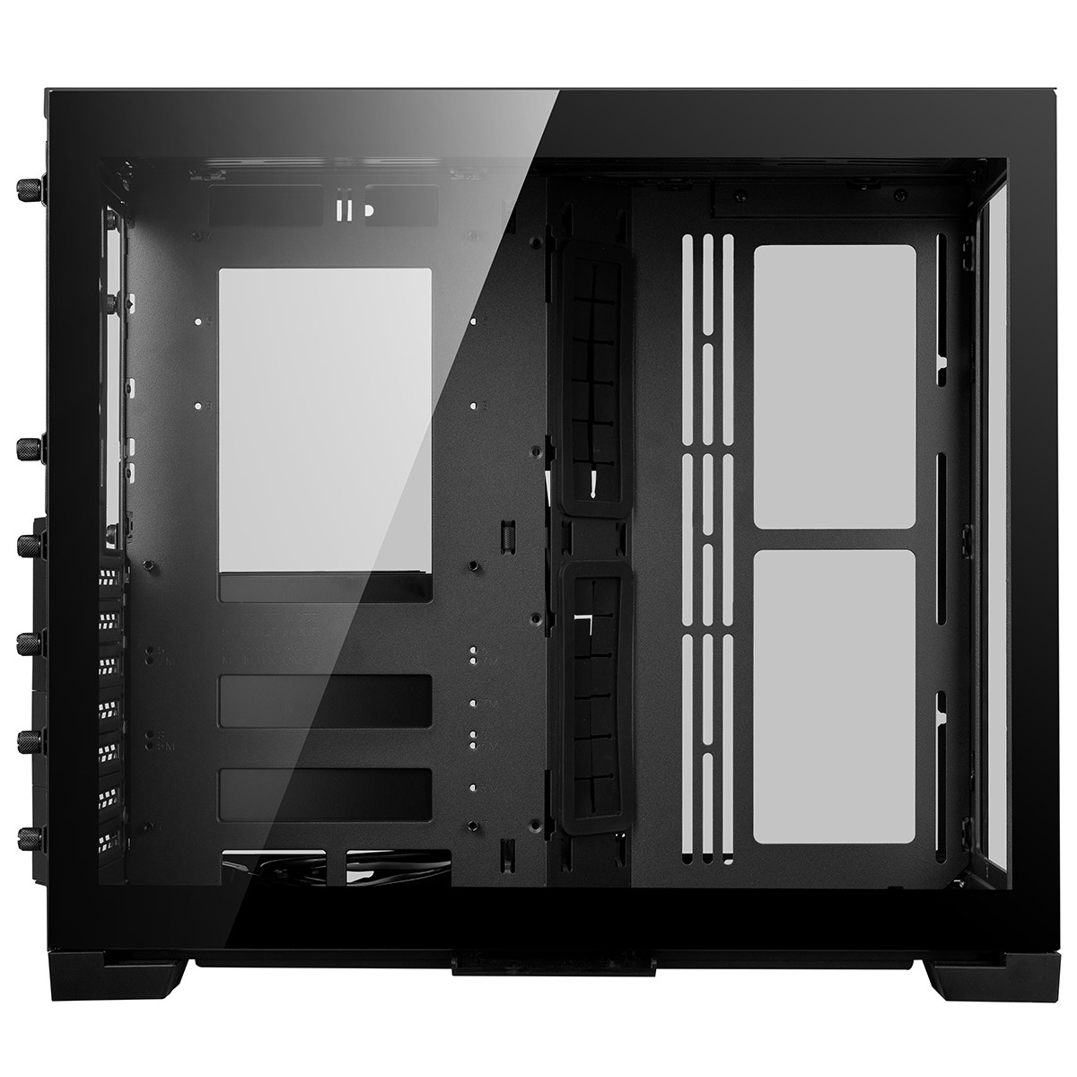 Gabinete Lian Li Dynamic Mini, Mini Tower, Vidro Temperado, Black, mATX, Sem Fonte, Sem Fans, O11D MINI-X