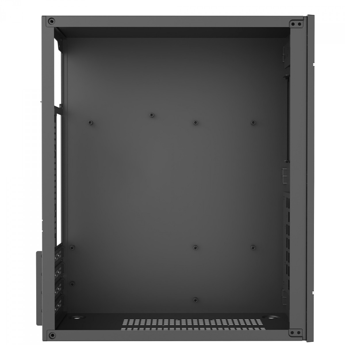 Gabinete Liketec The Rock Office, Mid Tower, MATX, Sem Fonte, Sem Fans, Preto