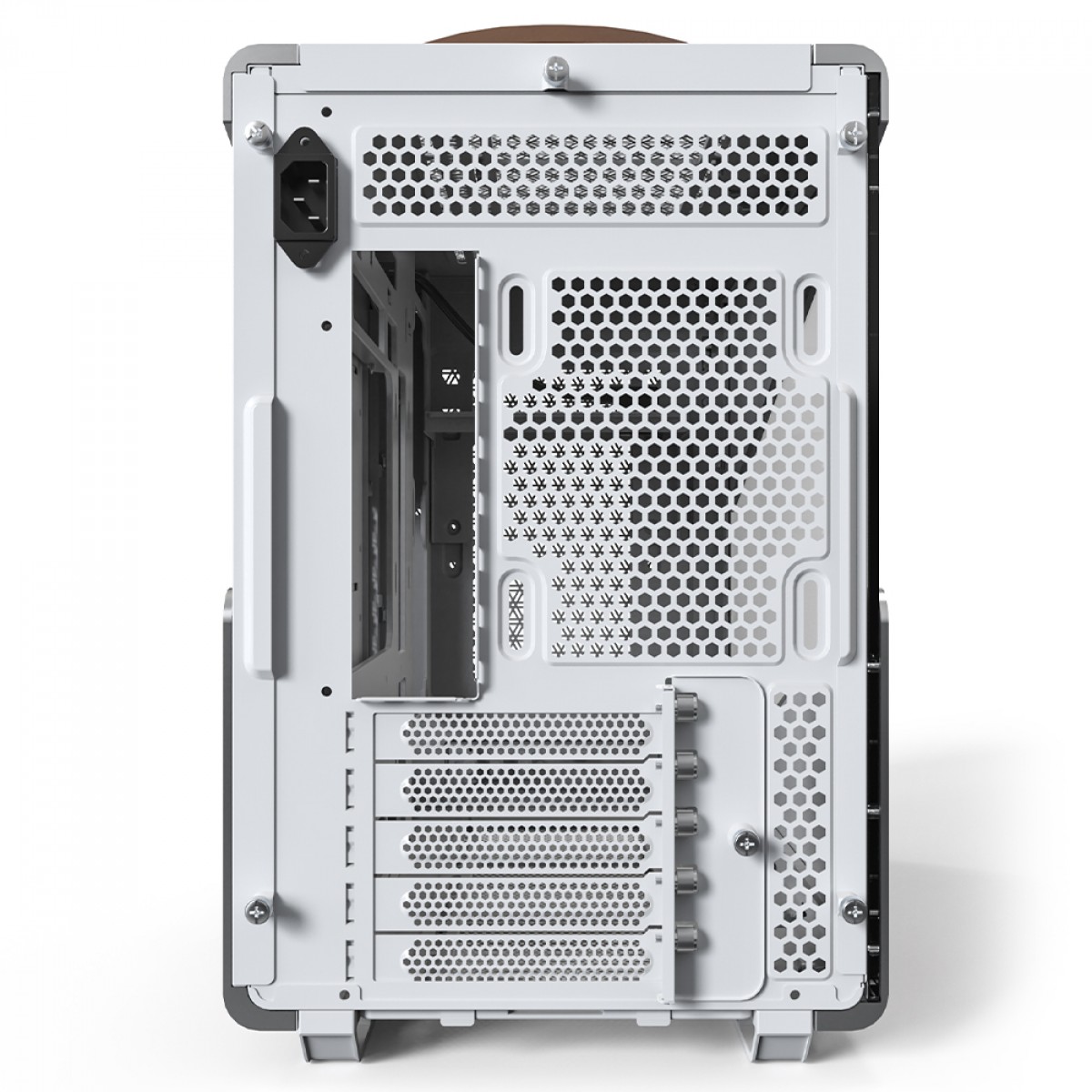Gabinete Montech Heritage, Mini Tower, Couro e Metal, mATX, Sem Fonte, Sem Fan, Branco