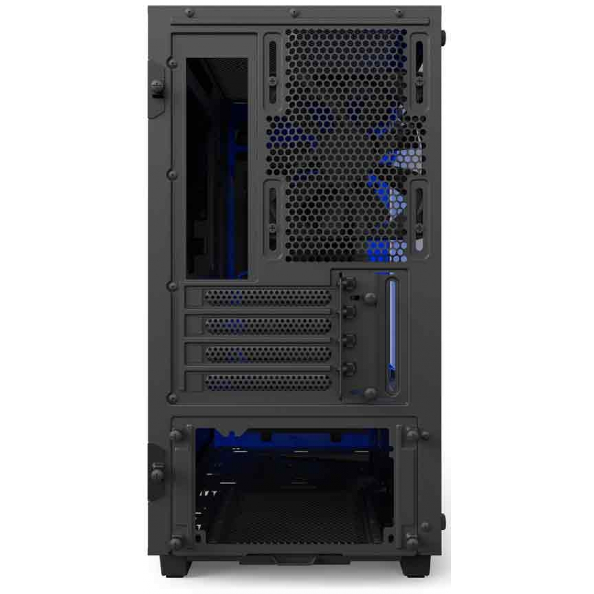 Gabinete Gamer NZXT H400I, Mid Tower, Com 3 Fans, Vidro Temperado, Sem Fonte, CA-H400W-BL
