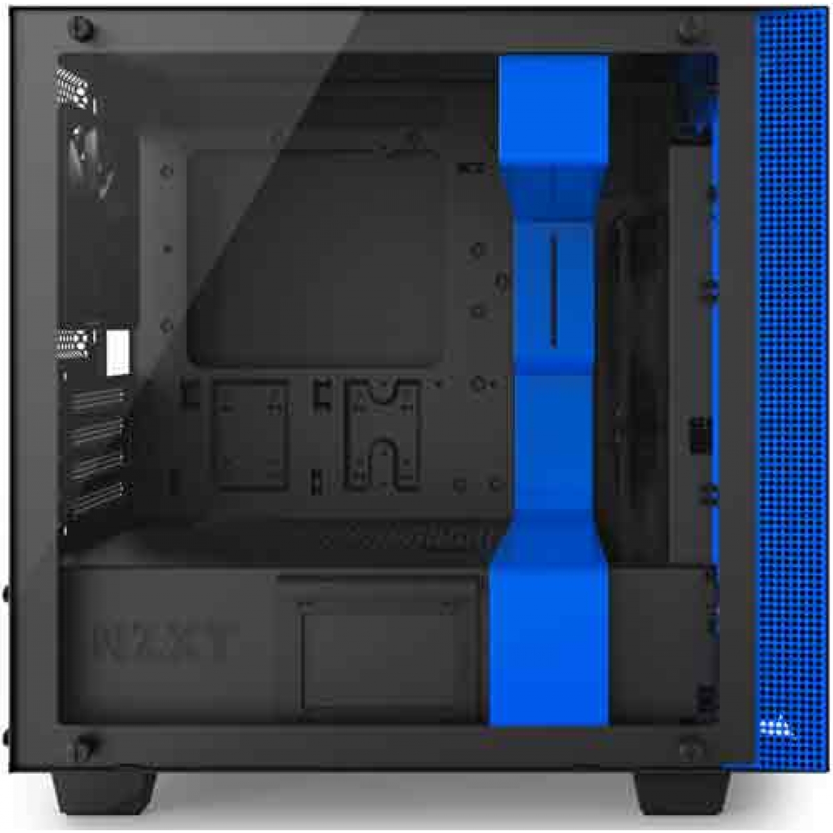 Gabinete Gamer NZXT H400I, Mid Tower, Com 3 Fans, Vidro Temperado, Sem Fonte, CA-H400W-BL