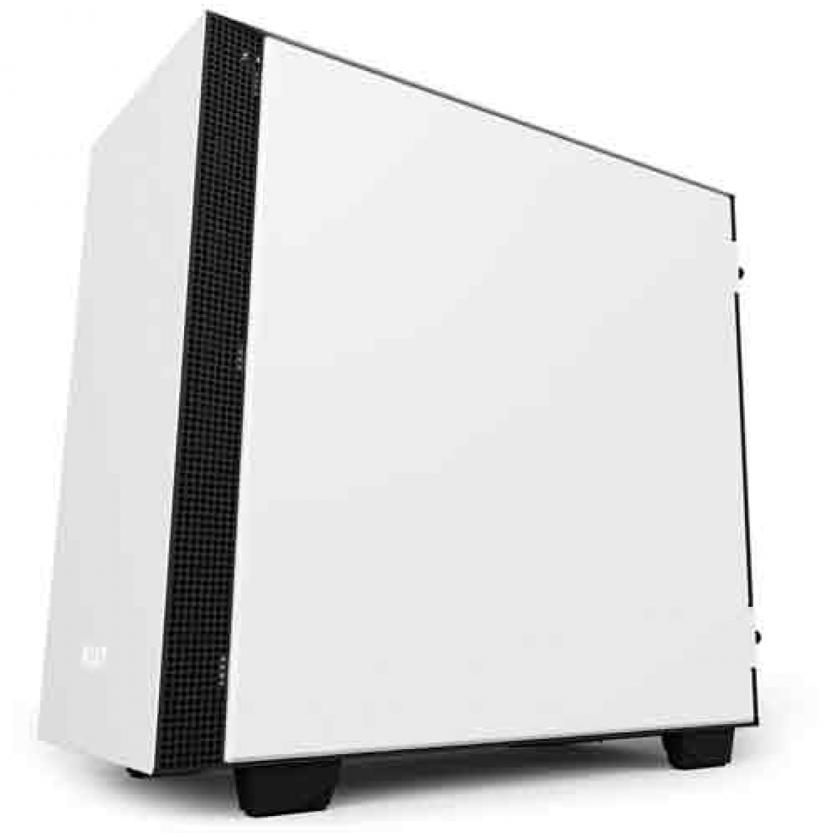 Gabinete Gamer NZXT H400I, Mid Tower, Com 3 Fans, Vidro Temperado, White, Sem Fonte, CA-H400W-WB