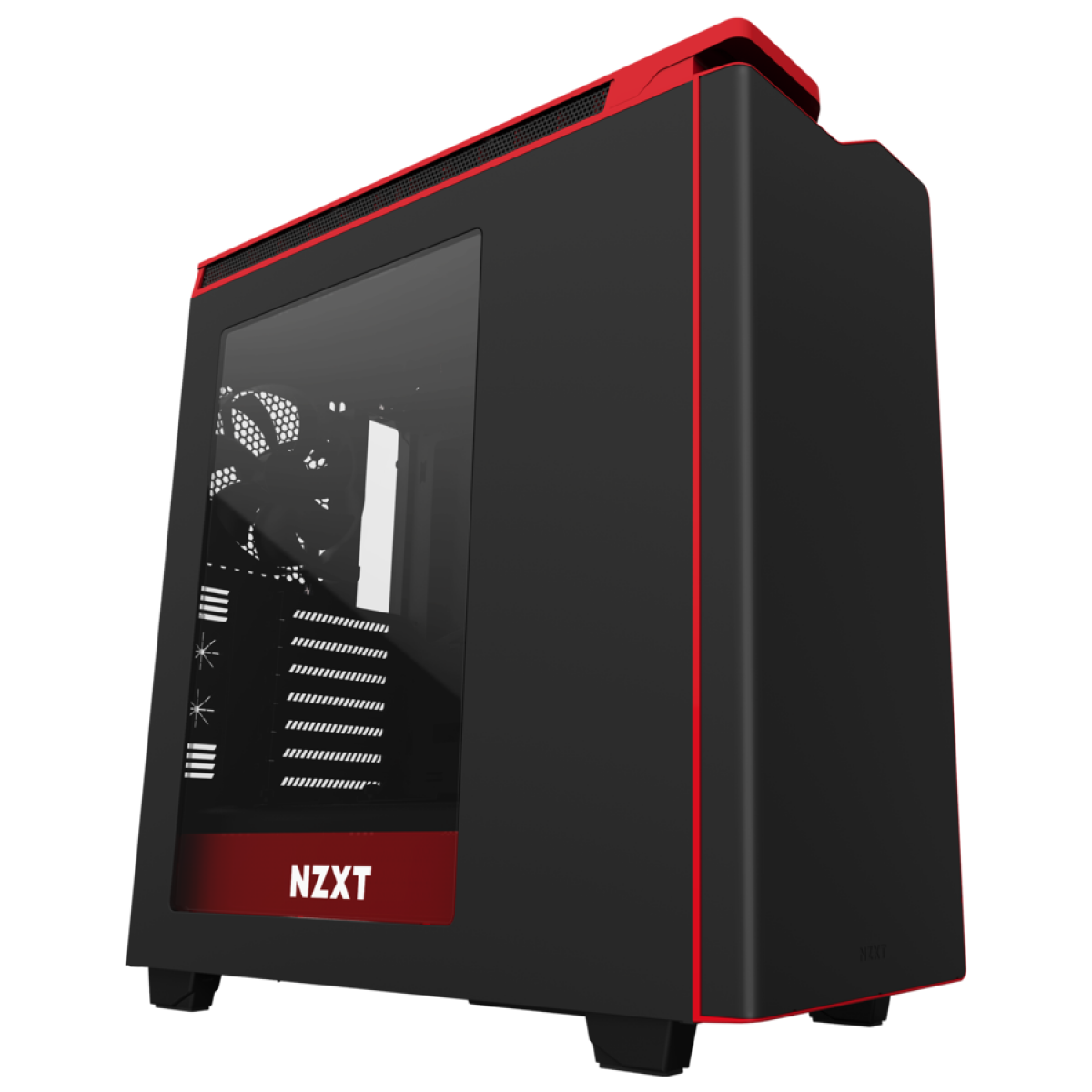 Gabinete NZXT H440 Mid Tower, Red, Sem Fonte, CA-H442W-M1