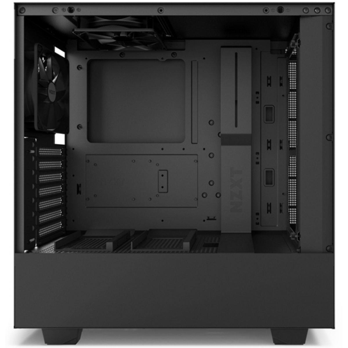 Gabinete Gamer NZXT H500, Mid Tower, Com 2 Fans, Vidro Temperado, Black, Sem Fonte, CA-H500B-B1