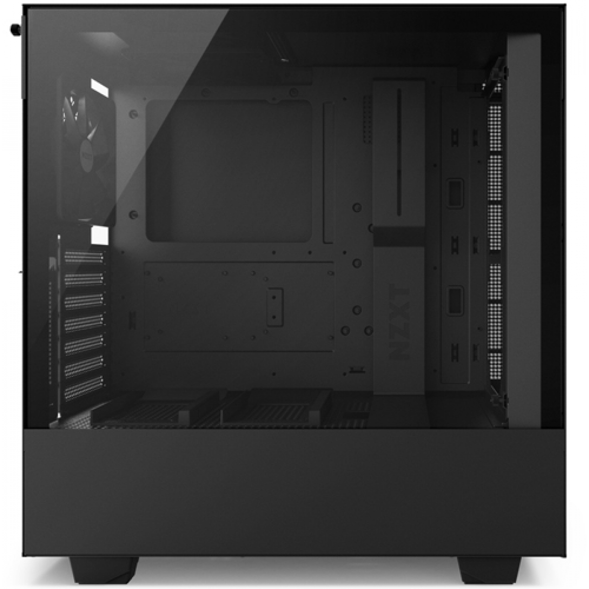 Gabinete Gamer NZXT H500I, Mid Tower, Com 2 Fans, Vidro Temperado, Black, Sem Fonte, CA-H500W-B1