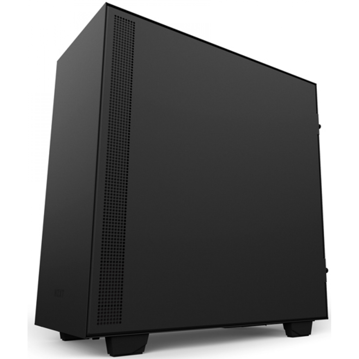 Gabinete Gamer NZXT H500I, Mid Tower, Com 2 Fans, Vidro Temperado, Black-Blue, Sem Fonte, CA-H500W-BL