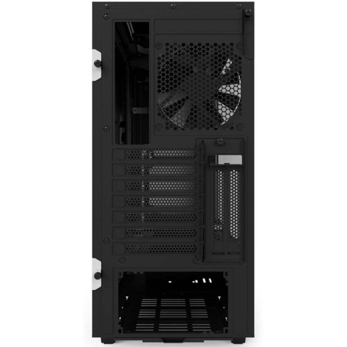 Gabinete Gamer NZXT H500I, Mid Tower, Com 2 Fans, Vidro Temperado, White, Sem Fonte, CA-H500W-W1