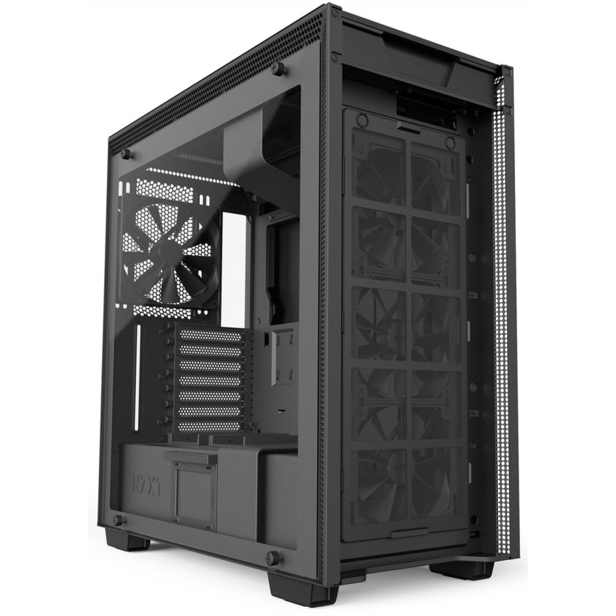 Gabinete Gamer NZXT H700i, Mid Tower, Com 4 Fans, Vidro Temperado, Black, Sem Fonte, CA-H700W-BB