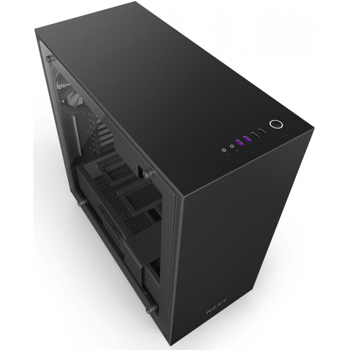 Gabinete Gamer NZXT H700i, Mid Tower, Com 4 Fans, Vidro Temperado, Black, Sem Fonte, CA-H700W-BB