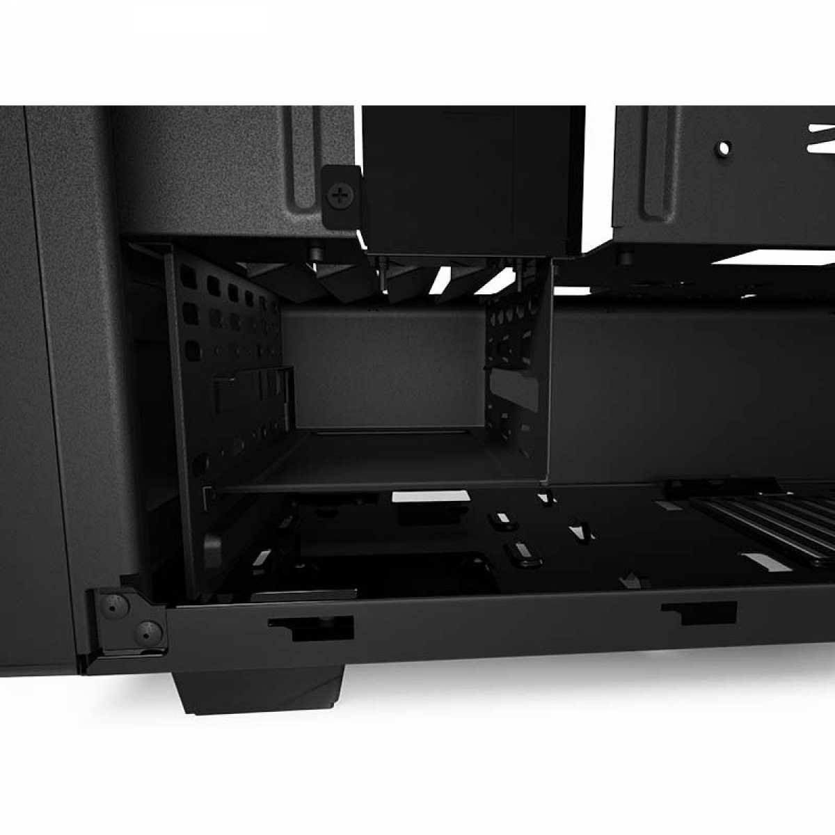 Gabinete Gamer NZXT S340, Mid Tower, Com 2 Fans, Vidro Temperado, Black, Sem Fonte, CA-S340W-B1