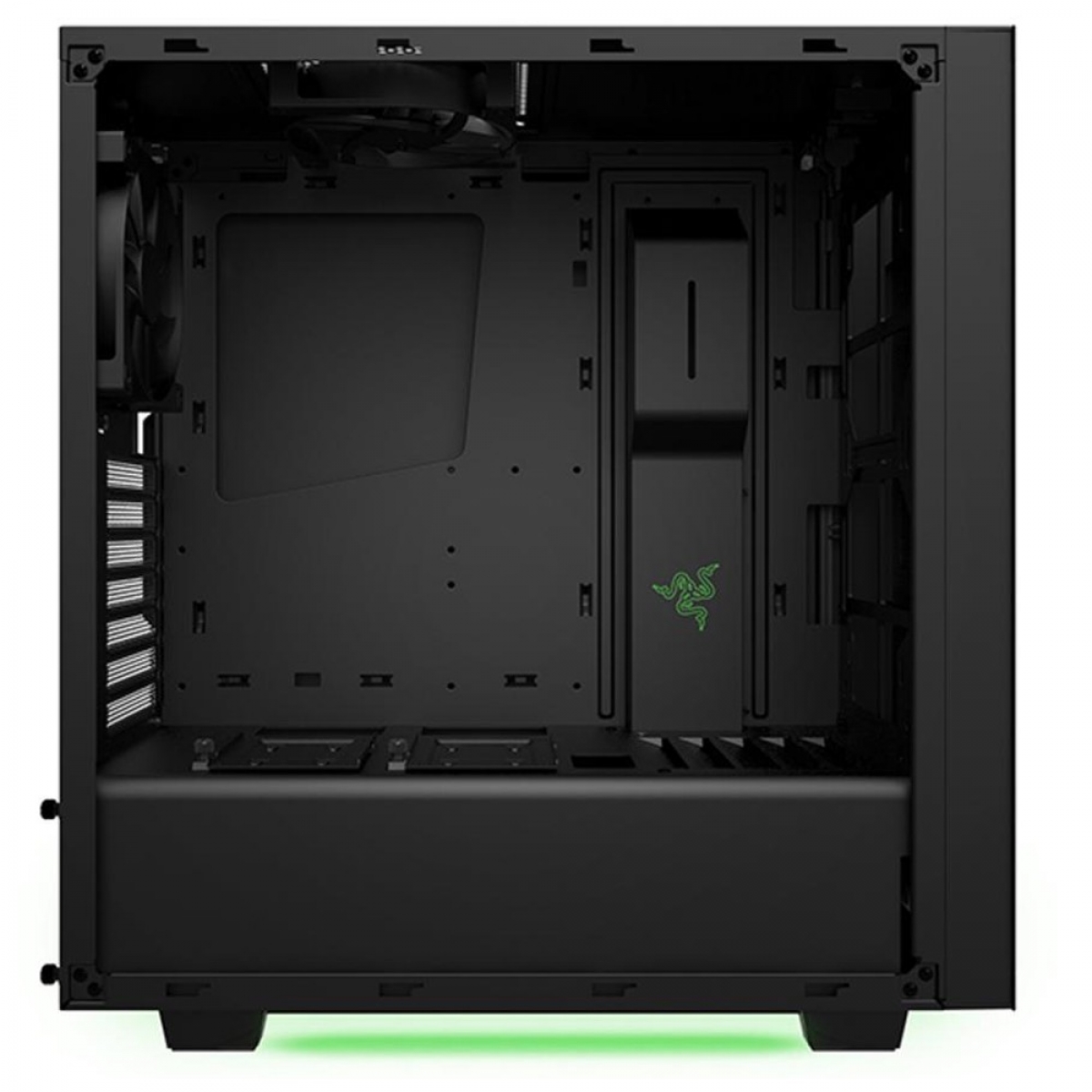 Gabinete NZXT S340 Razer Edition Mid Tower Sem Fonte, CA-S340W-RA