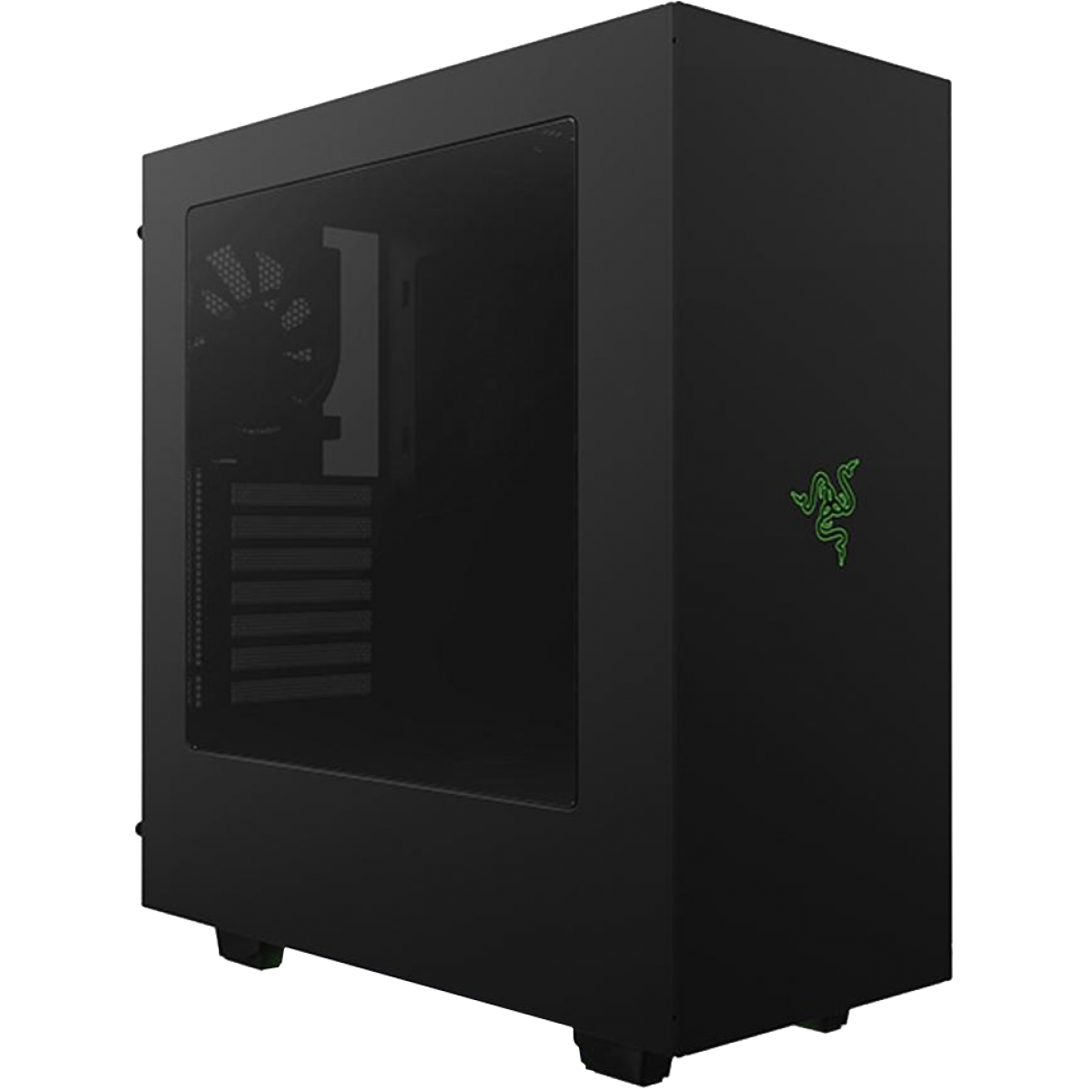Gabinete NZXT S340 Razer Edition Mid Tower Sem Fonte, CA-S340W-RA