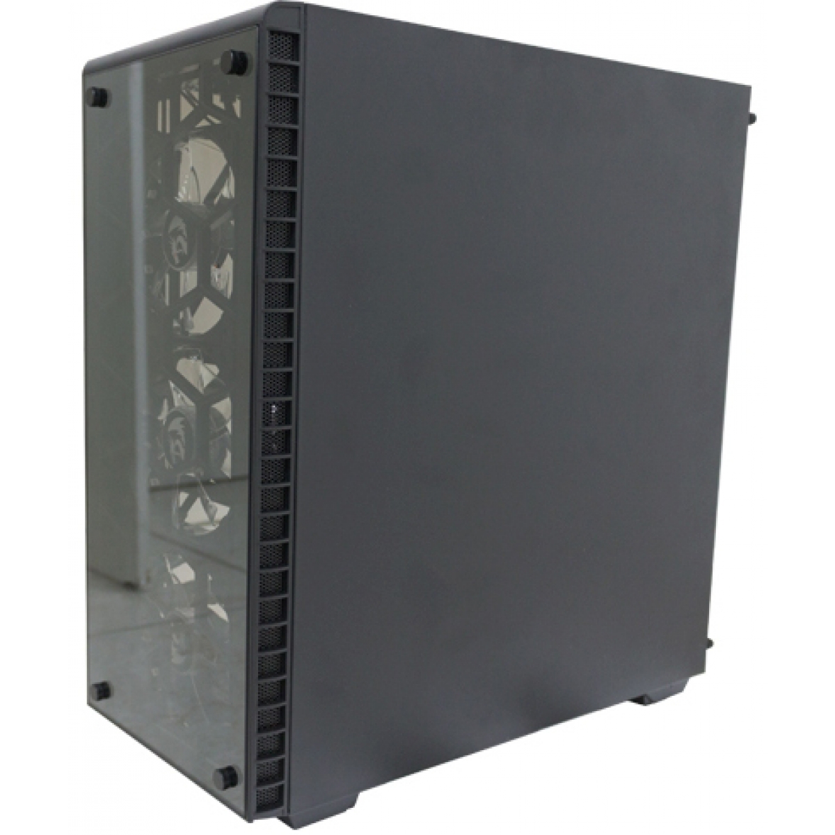 Gabinete Gamer Redragon Diamond Storm, Mid Tower, Com 3 Fans RGB, Vidro Temperado, Black, Sem Fonte, CA903