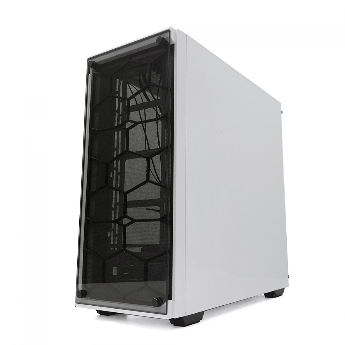 Gabinete Gamer Redragon, Wheel Jack, Mid Tower, Vidro Temperado, White, Sem Fonte, Sem Fan, GC-606W