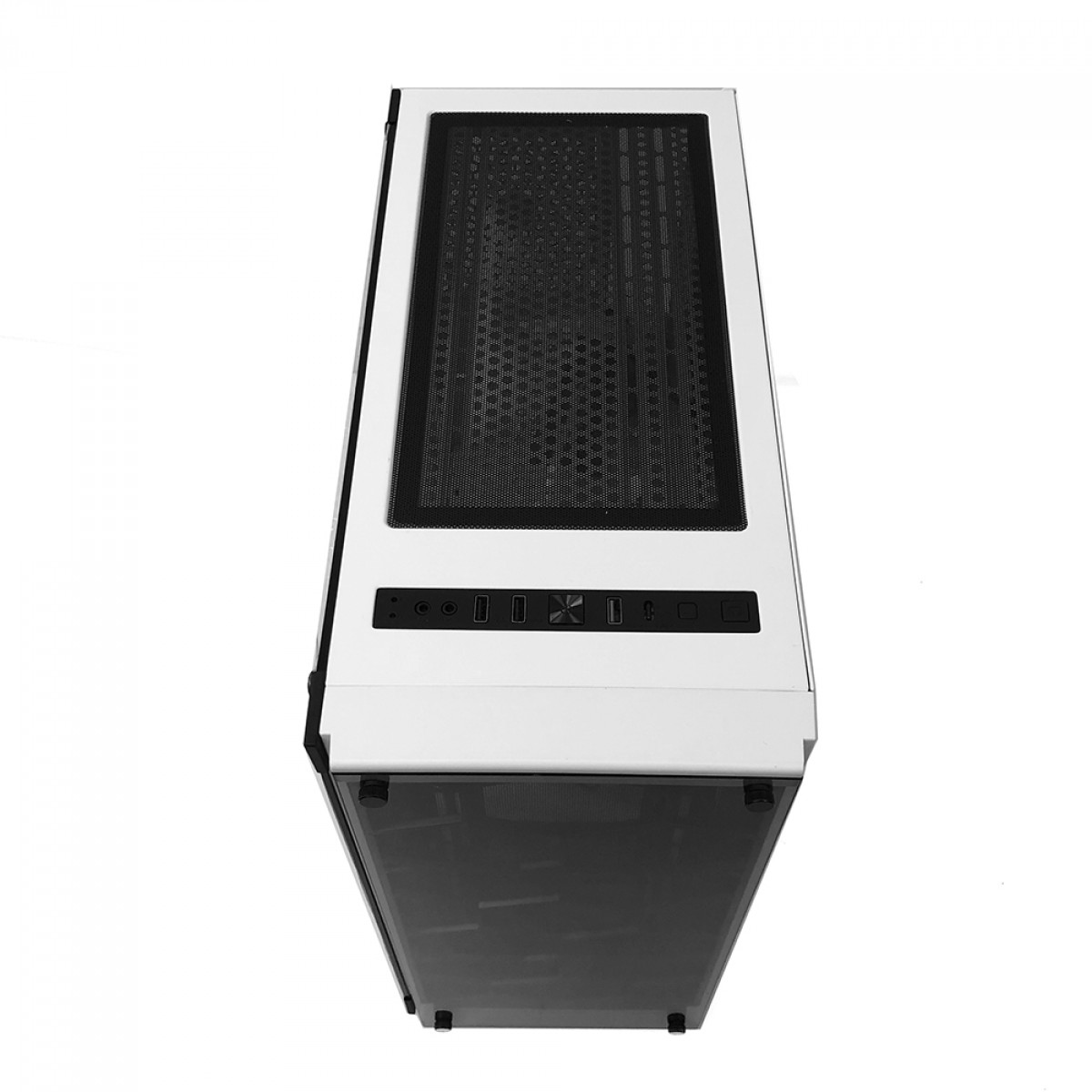 Gabinete Gamer Redragon, Wheel Jack, Mid Tower, Vidro Temperado, White, Sem Fonte, Sem Fan, GC-606W