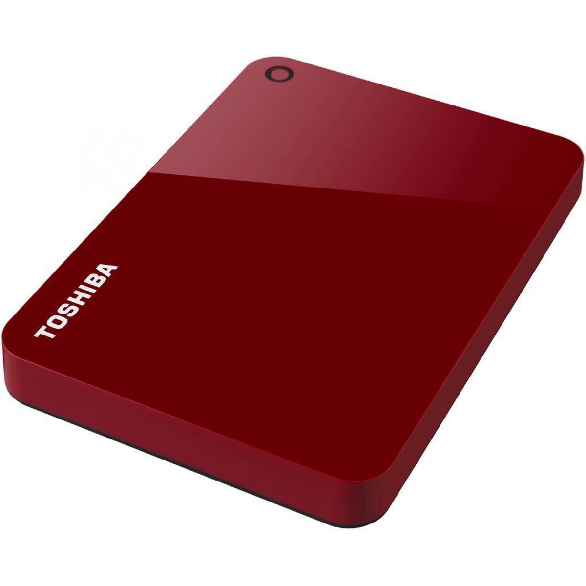 HD Externo Portátil Toshiba Canvio Advance 2TB, USB 3.0, Vermelho, HDTC920XR3AA