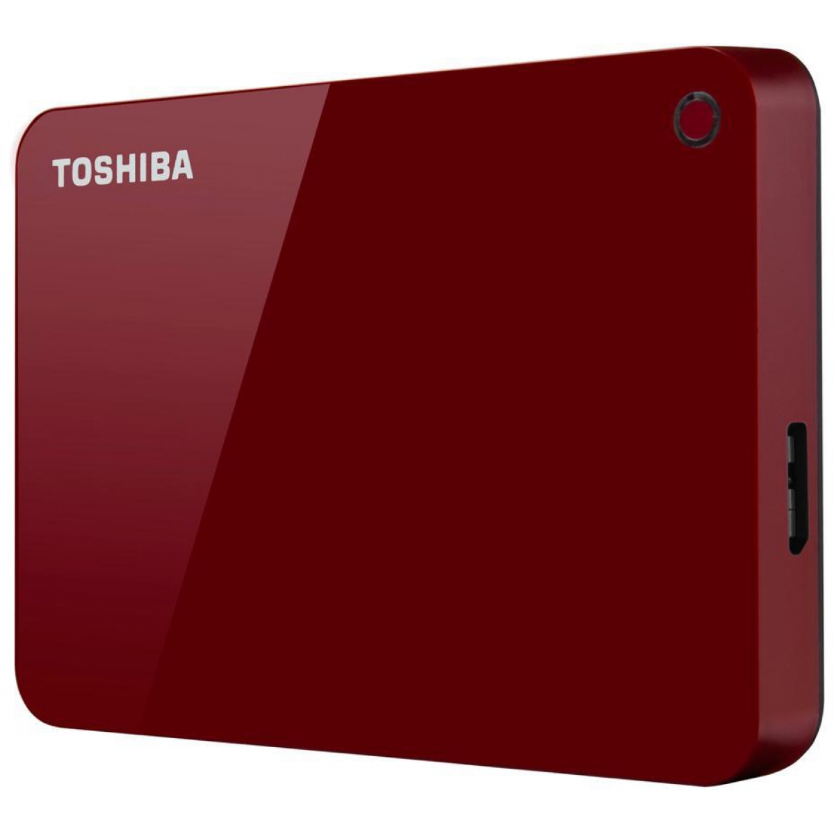 HD Externo Portátil Toshiba Canvio Advance 3TB HDTC930XR3CA USB 3.0 Vermelho