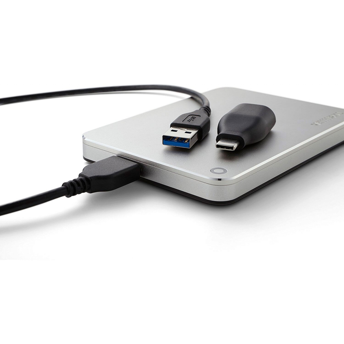 HD Externo Portátil Toshiba Canvio Premium 3TB HDTW230XS3CA USB 3.0 Prata