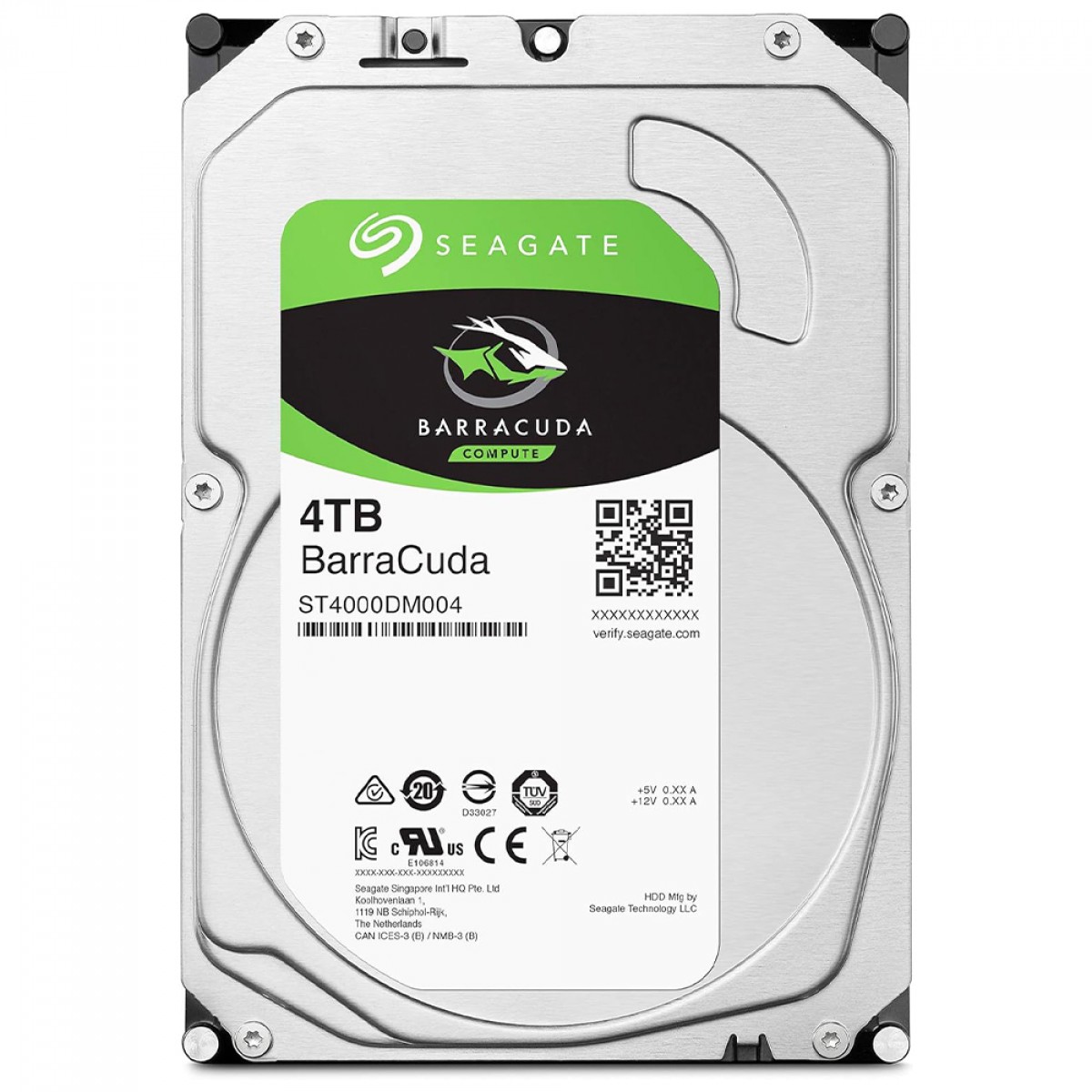 HD Seagate Barracuda 4TB, Sata III, 5400RPM, 256MB, 0107201-01