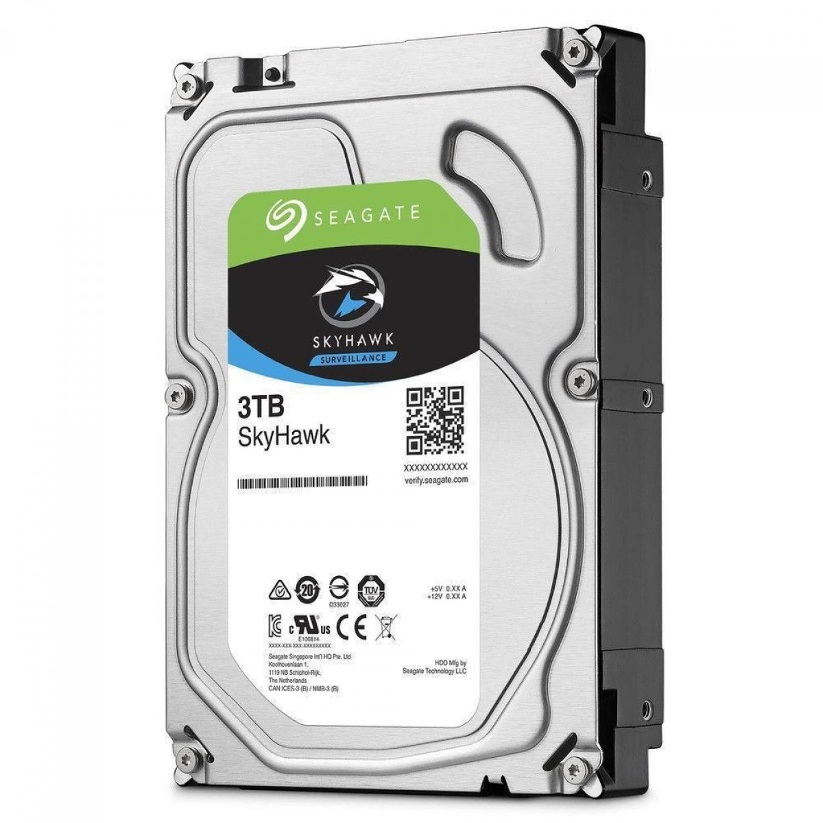HD Seagate SkyHawk Surveillance 3TB, 3.5", SATA III, 6GB/S, 5400RPM, ST3000VX009