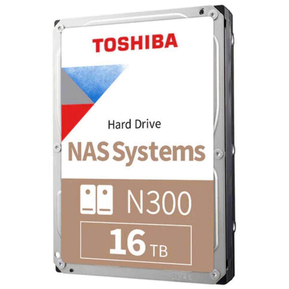 HD Toshiba N300 16TB, 7200RPM, 512MB, NAS, 3.5, Aplicação em IA, HDWG51GXZSTA