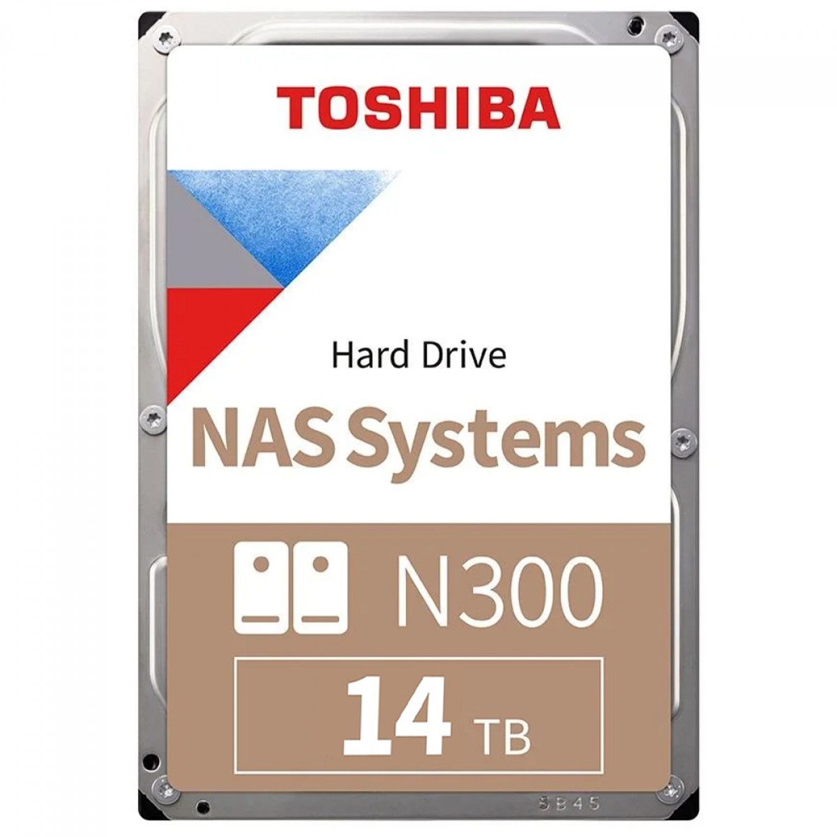 HD Toshiba N300 PRO 14TB, 7200RPM, 512MB, NAS, 3.5, Aplicação em IA, HDWG51EXZSTB