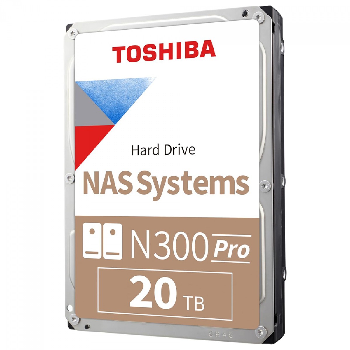 HD Toshiba N300 PRO 20TB, 7200RPM, 512MB, NAS, 3.5, Aplicação em IA, HDWG62AXZSTB