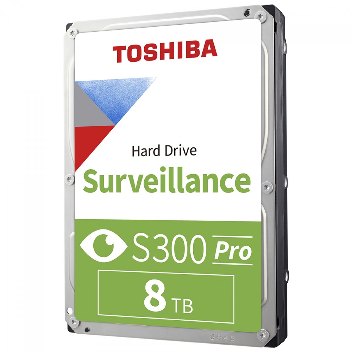 HD Toshiba S300 Pro Surveillance 8TB, Sata III, 7200RPM, 512MB, 3.5, Aplicação em IA, HDWTA80UZSVAR
