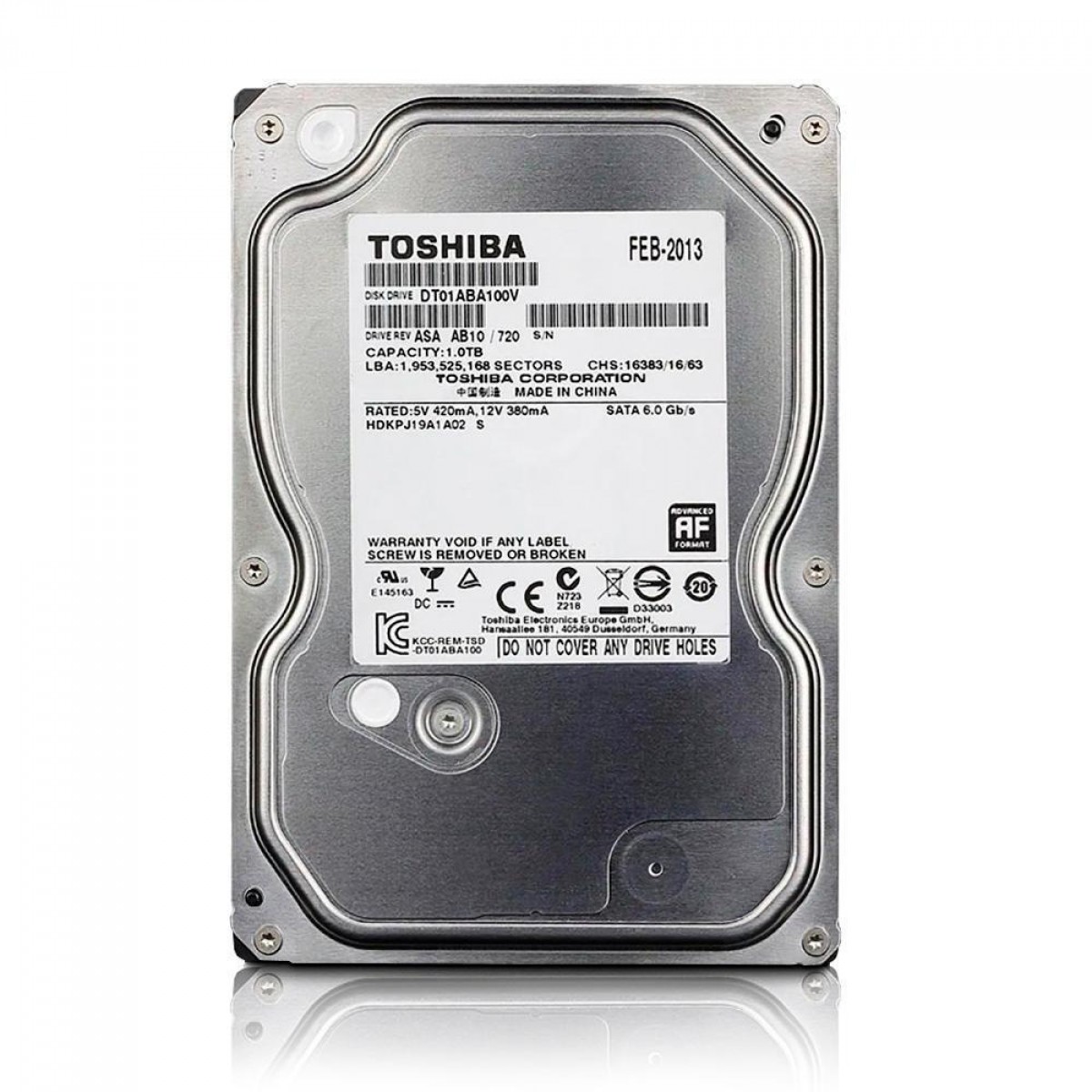 HD Toshiba S300 Surveillance, 1TB, SATA III, 5700RPM, DT01ABA100V