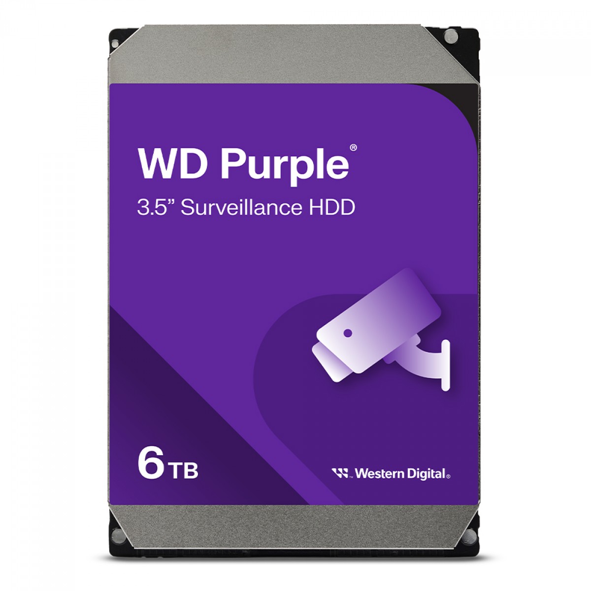 HD WD Purple Surveillance, 6TB, SATA III, 5400RPM, 256MB, WD64PURZ