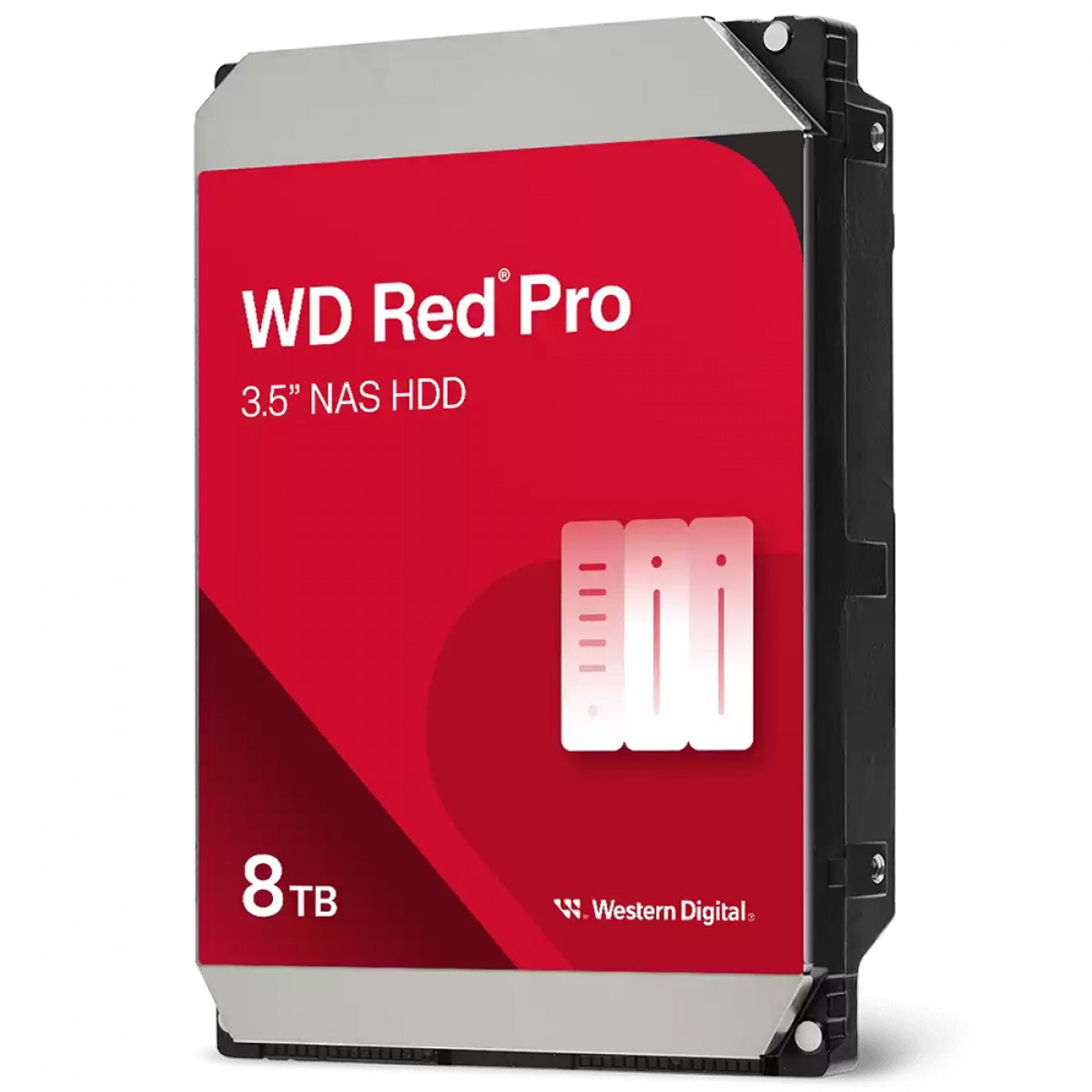 HD WD Red Pro, 8TB, SATA, 7200RPM, 256MB, NAS, 3.5, Para Servidor, WD8005FFBX