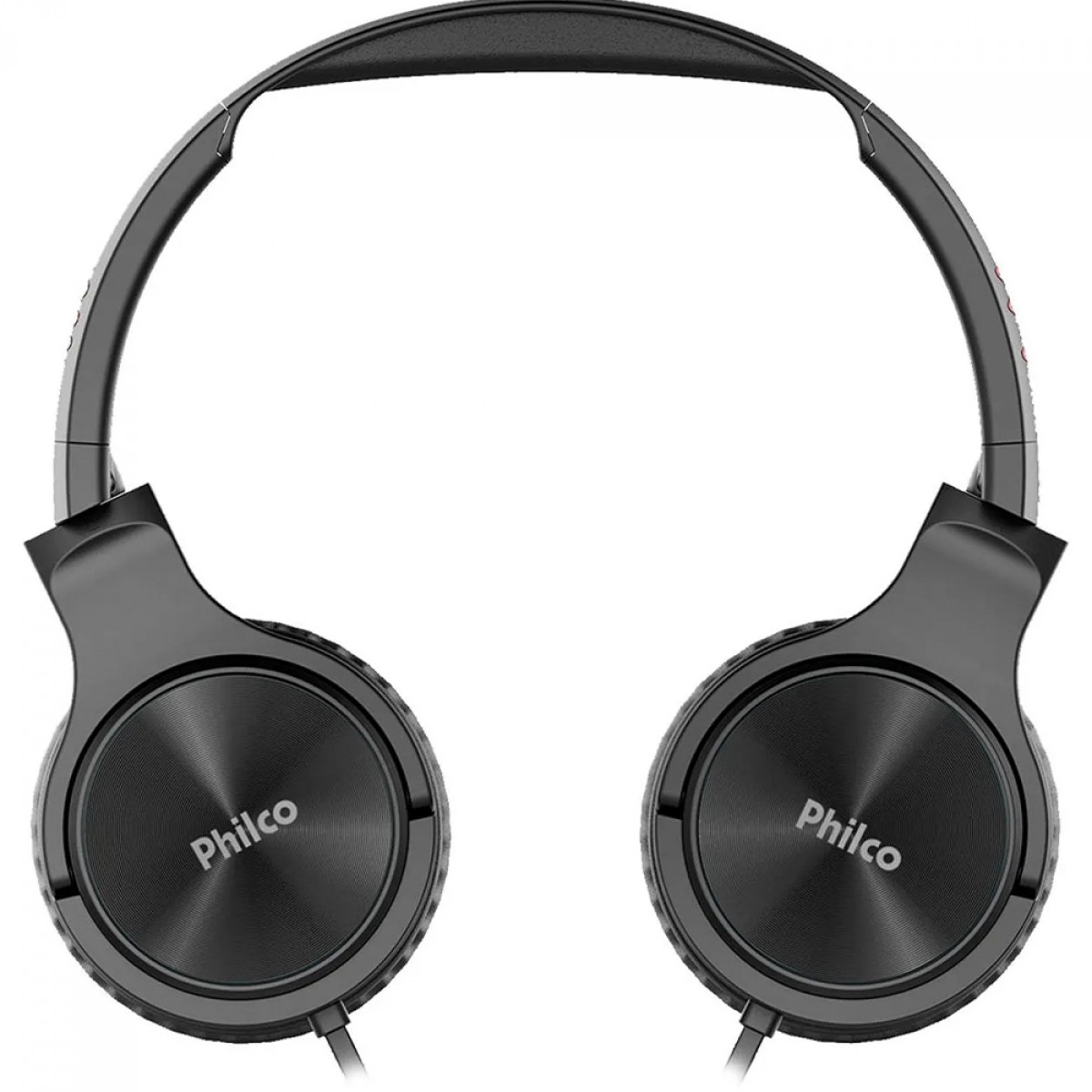 Headphone Philco Wave Flat, 3.5mm, Drivers de 30mm, Preto, PFO02P