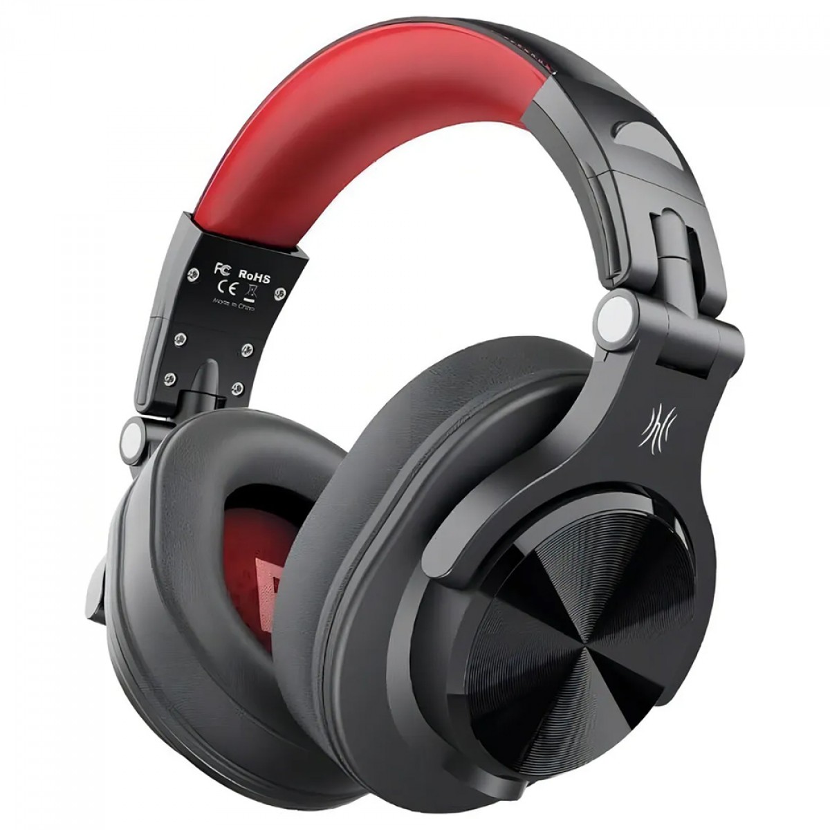 Headphone Profissional OneOdio Fusion A71, Drivers De 40mm, 3.5mm/6.3mm, Preto e Vermelho
