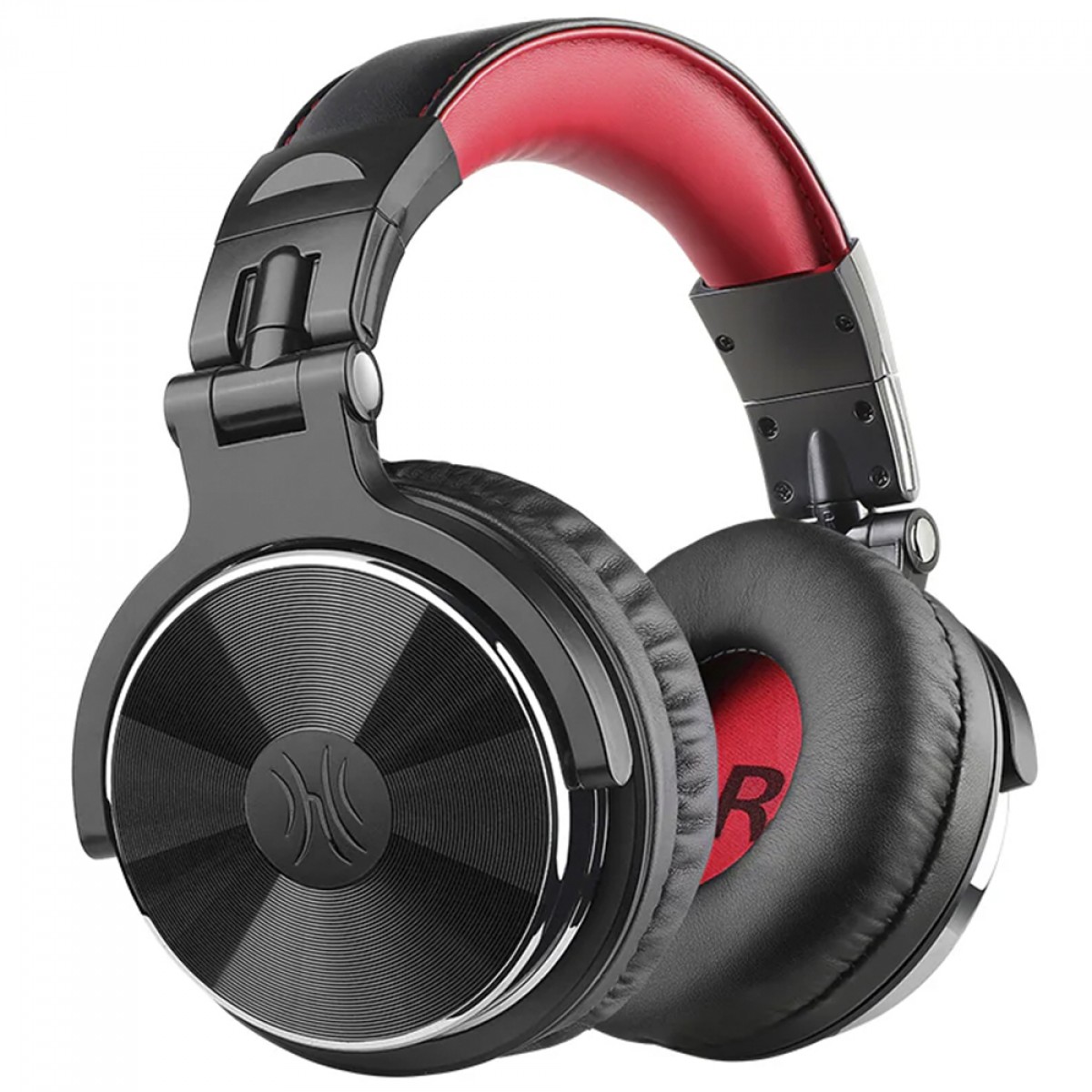 Headphone Profissional OneOdio Studio DJ PRO 10, Drivers De 50mm, 3.5mm/6.3mm, Preto e Vermelho