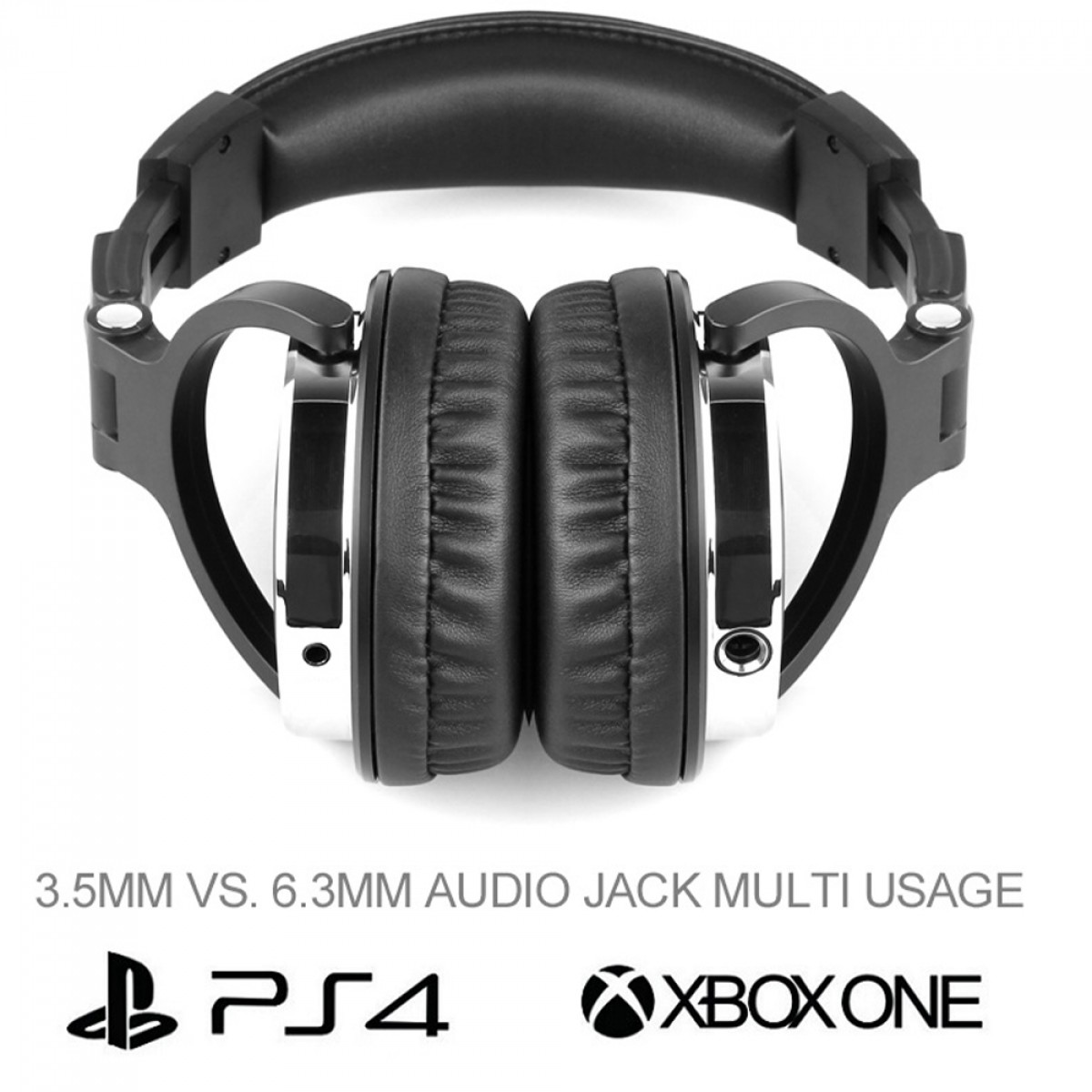 Headphone Profissional OneOdio Studio DJ PRO 10, Drivers De 50mm, 3.5mm/6.3mm, Preto