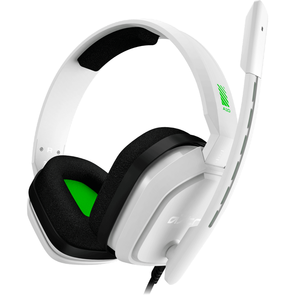 Headset Gamer Logitech Astro A10, White/Green, 939-001854