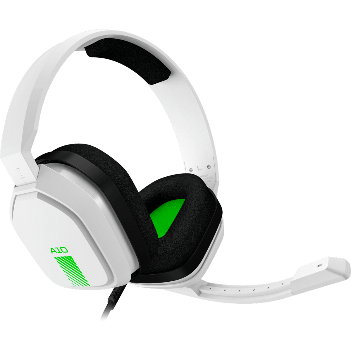 Headset Gamer Logitech Astro A10, White/Green, 939-001854