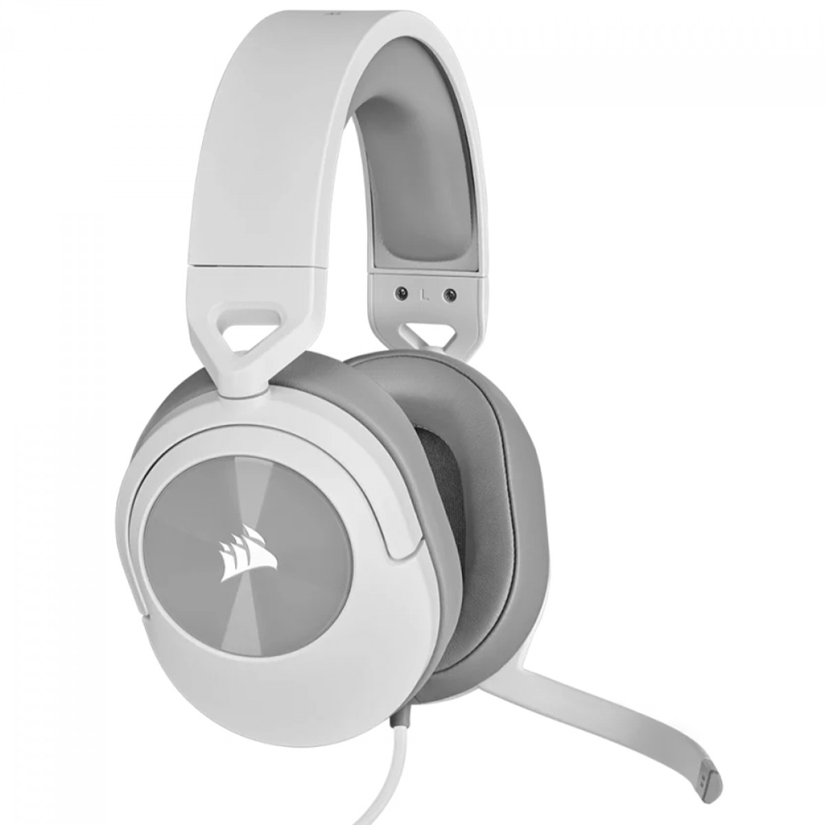 Headset Gamer Corsair HS55 Stereo, Drivers de 50mm, 3.5mm, Branco, CA-9011261-NA