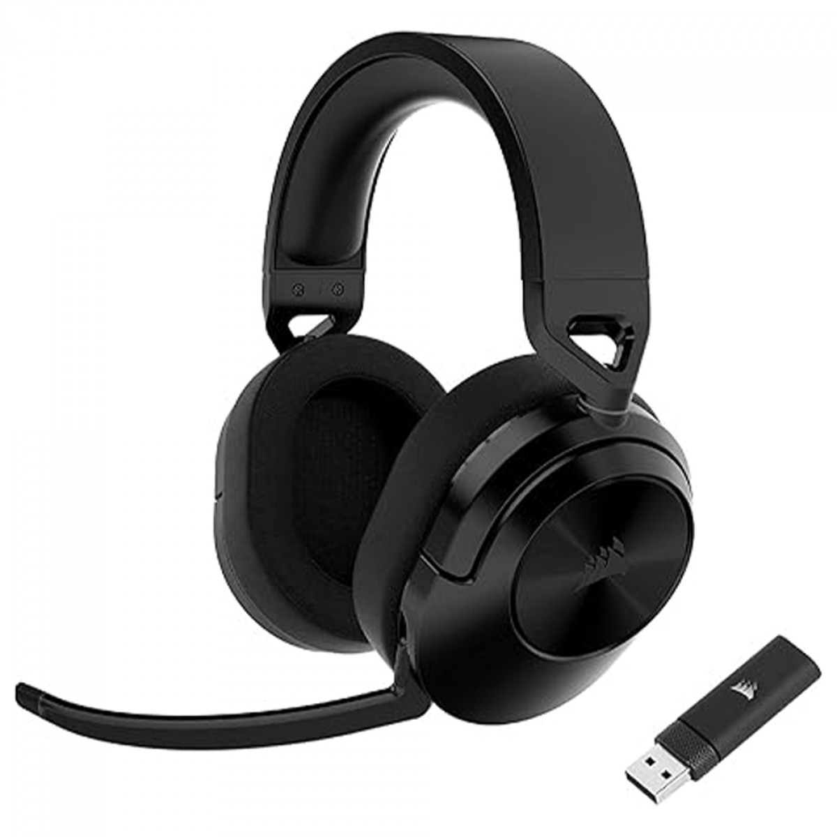 Headset Gamer Corsair HS55 Wireless, Bluetooth, Drivers de 50mm, 7.1 Surround, Carbon, CA-9011280-NA