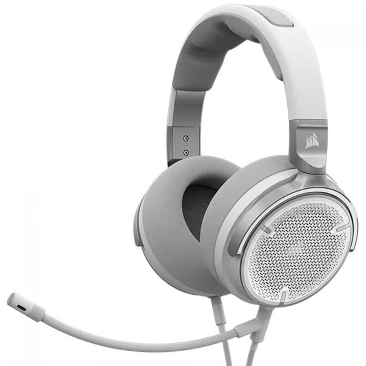 Headset Gamer Corsair Virtuoso Pro, 3.5mm, Drivers de 50mm, Múltiplas Plataformas, Branco, CA-9011371-NA