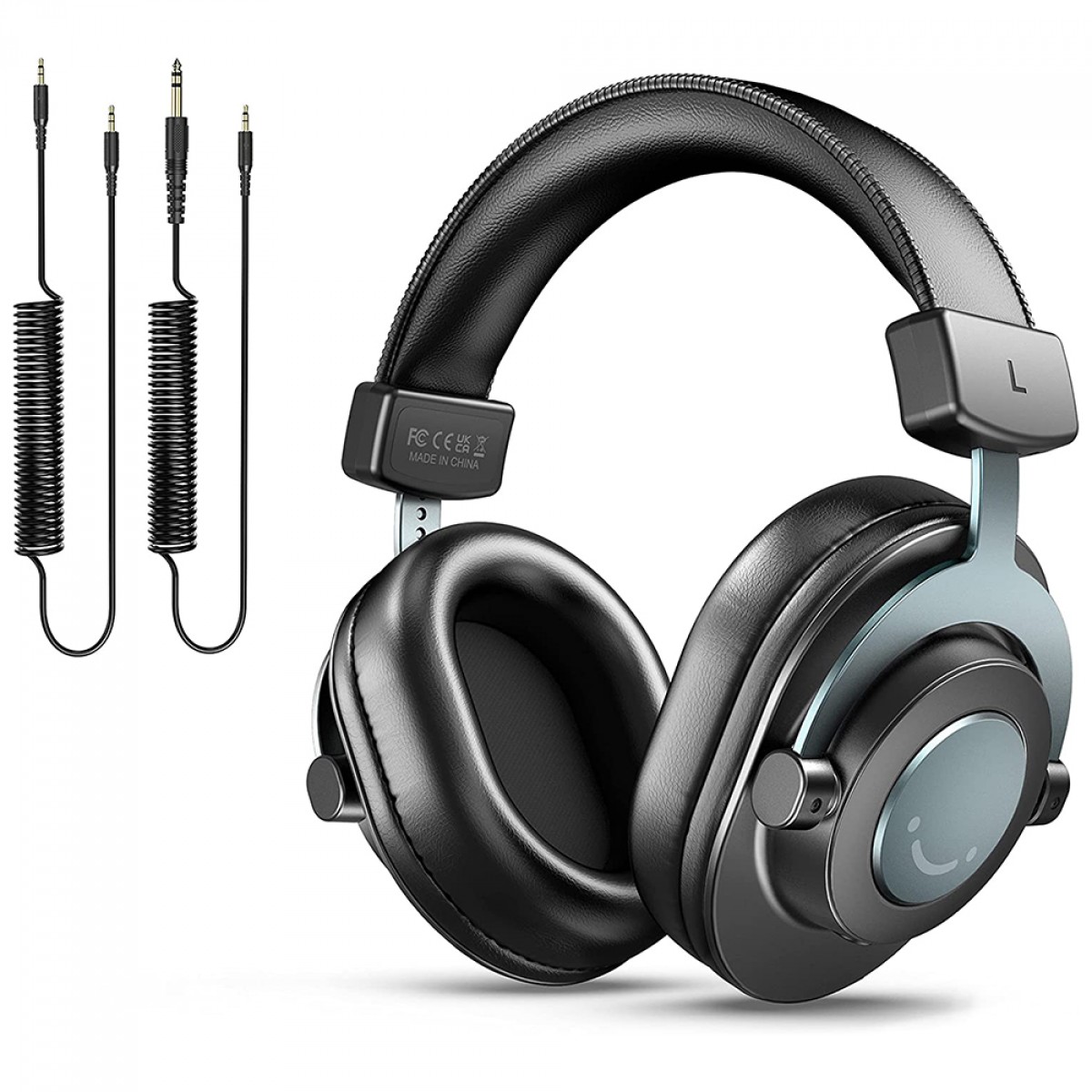 Headphone Gamer Fifine H8, 3.5mm, Drivers de 50mm, Black
