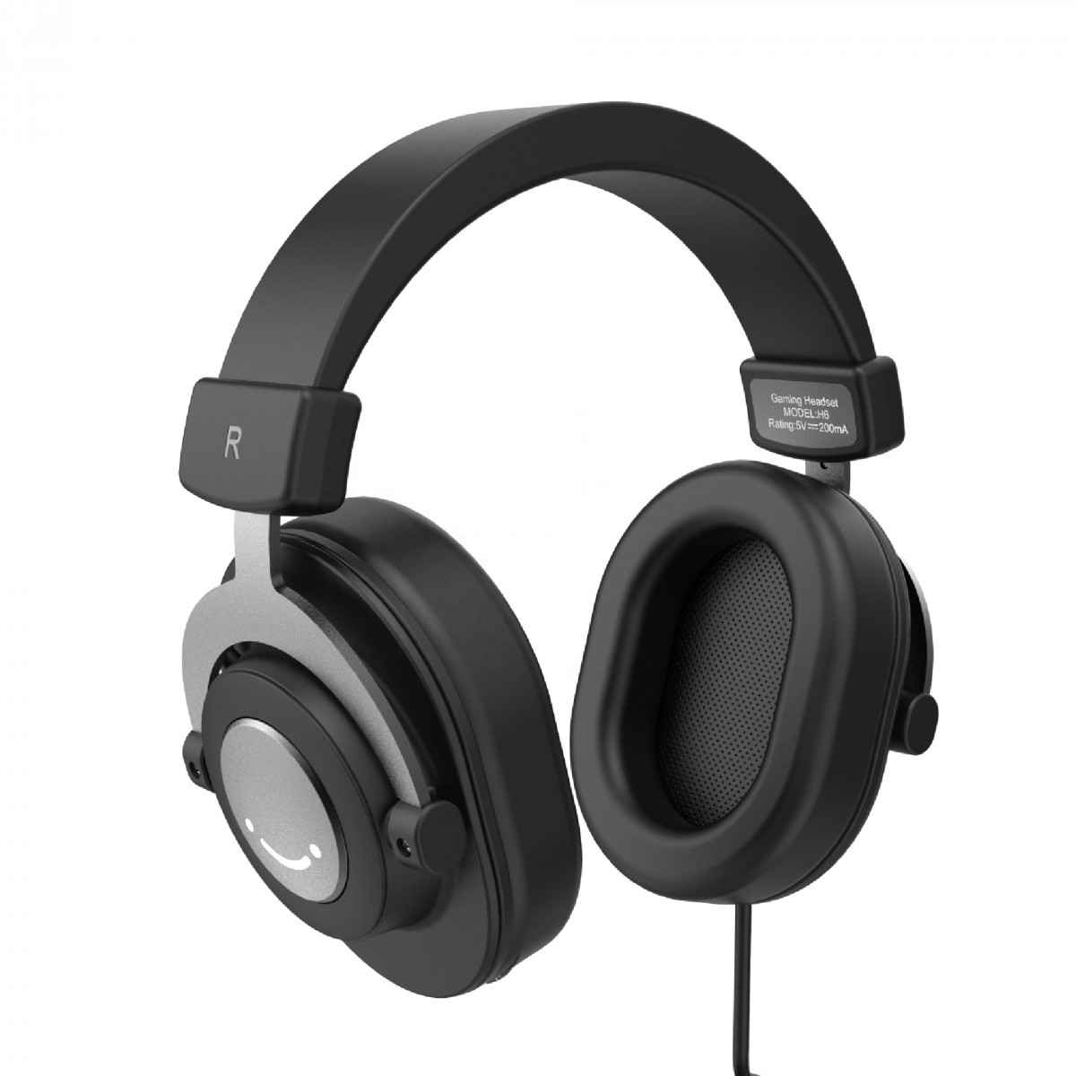 Headphone Gamer Fifine H8, 3.5mm, Drivers de 50mm, Black
