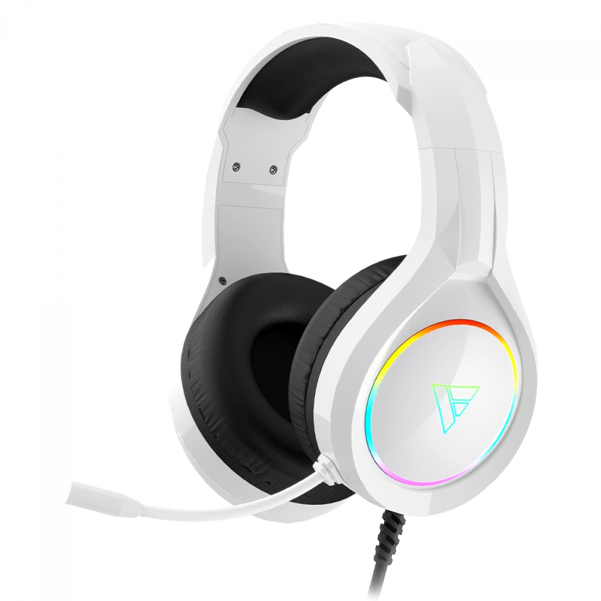 Headset Gamer Force One Titan, USB, 7.1 Surround, Drivers de 50mm, Branco, FR.AU.TT.01