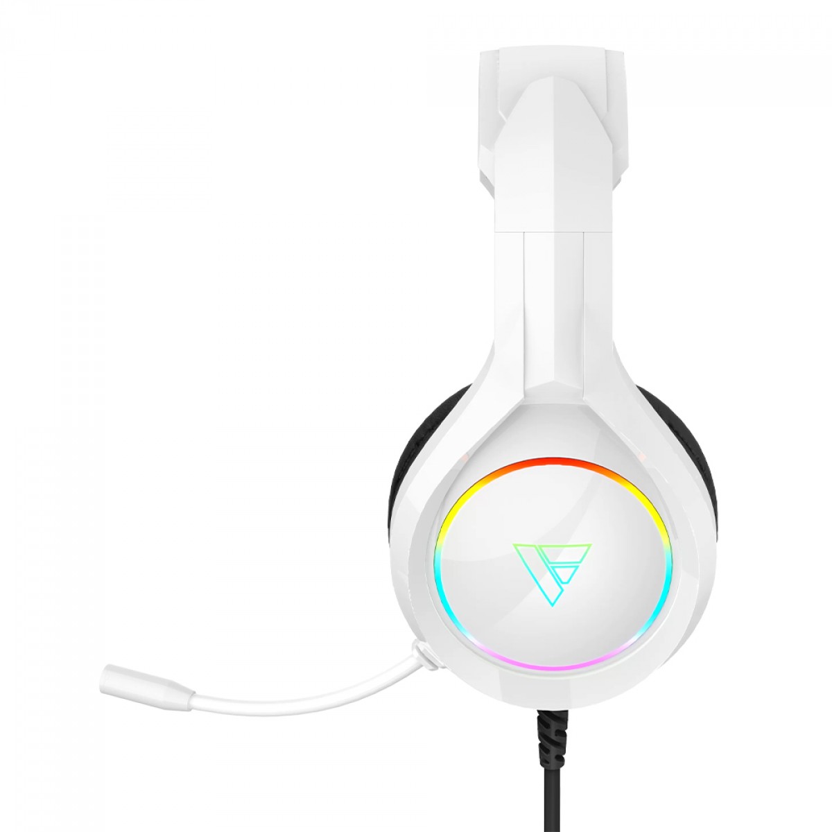 Headset Gamer Force One Titan, USB, 7.1 Surround, Drivers de 50mm, Branco, FR.AU.TT.01