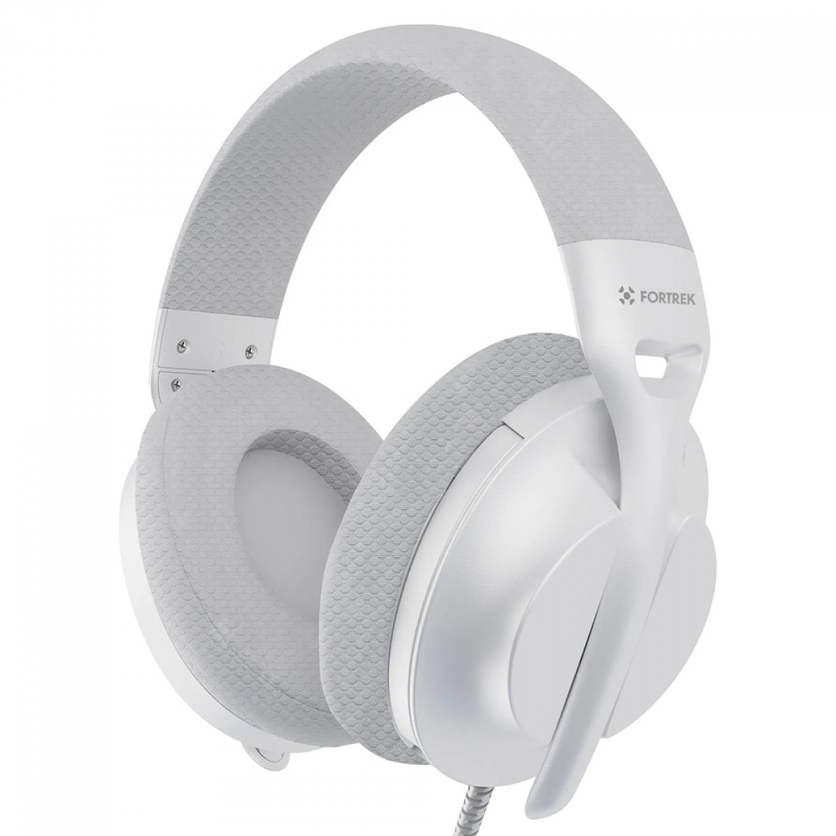 Headset Gamer Fortrek Wise, Surround 7.1 Virtual, Drivers de 40mm, USB, Branco, 84984
