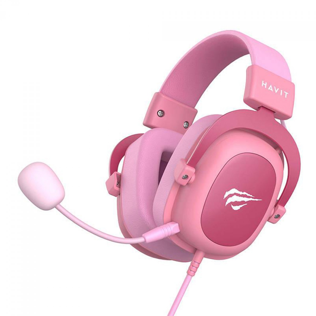 Headset Gamer Havit, 3.5mm, Drivers de 53mm, Múltiplas Plataformas, Pink, HV-H2002D