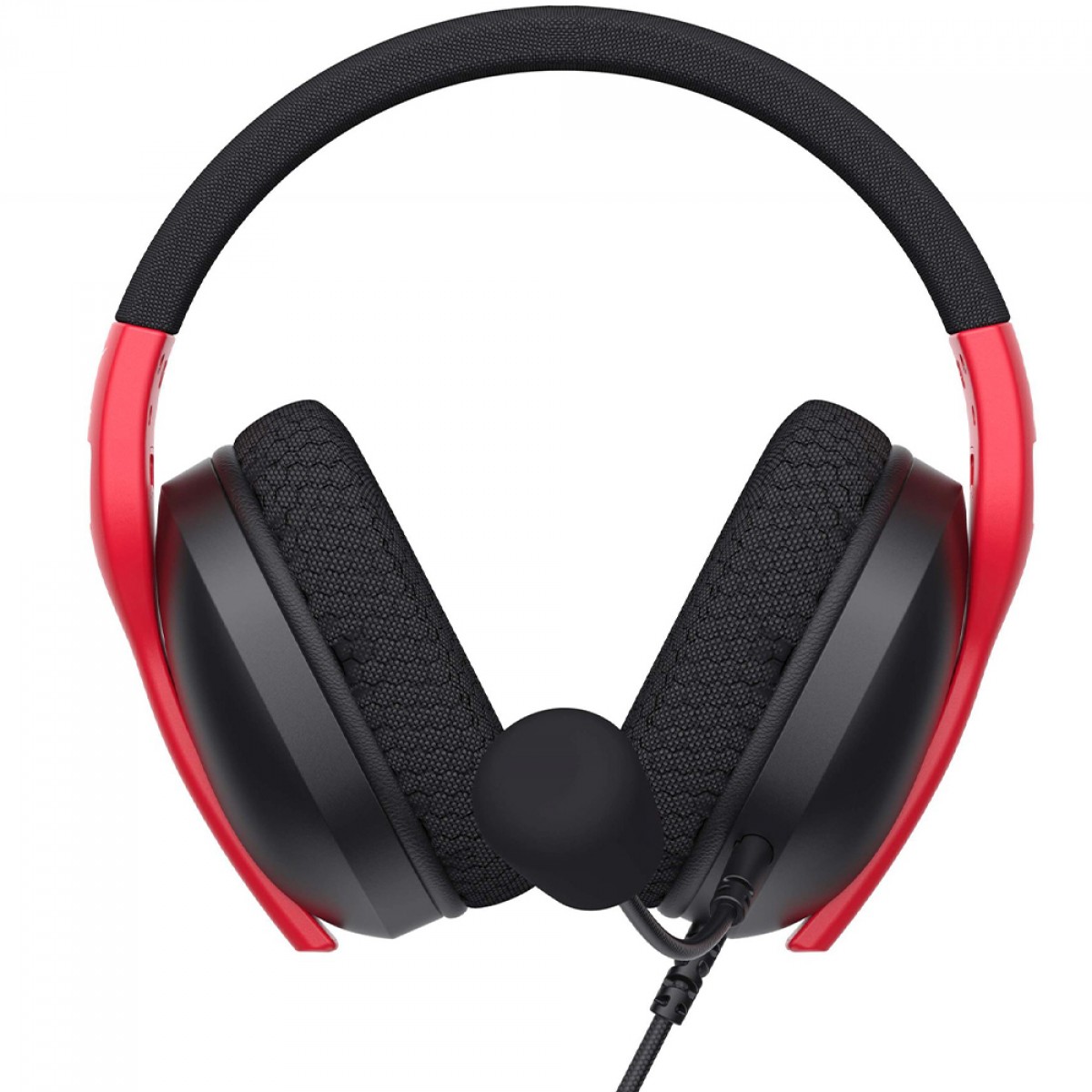 Headset Gamer Havit Fuxi-H5d, 3.5mm, Drivers de 50mm, Preto e Vermelho